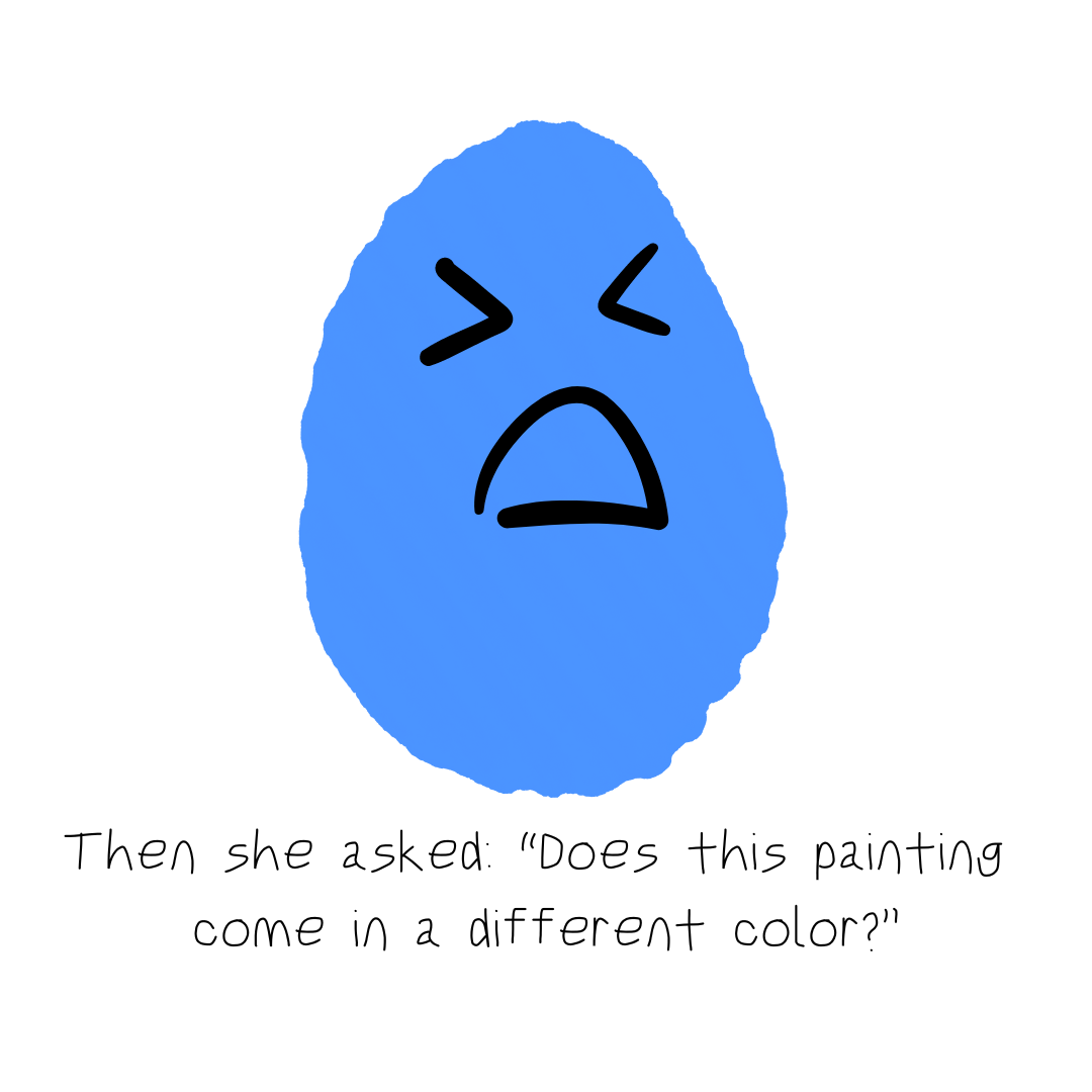 Meet Blue Chip: The Art World Insider | Then She Asked Mood | Art Fair Season Collection