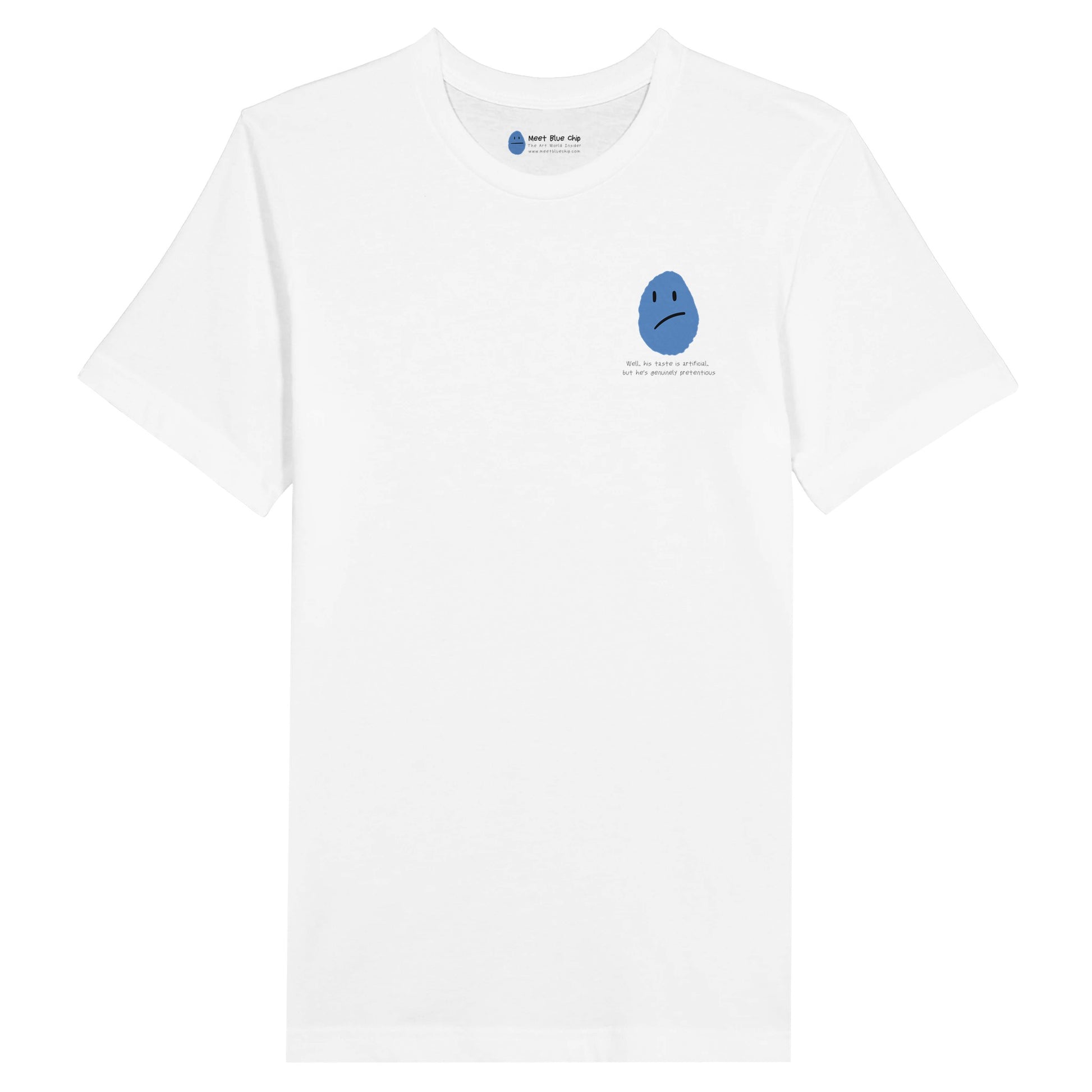 Genuinely Pretentious, Meet Blue Chip Signature T-shirt - Unisex