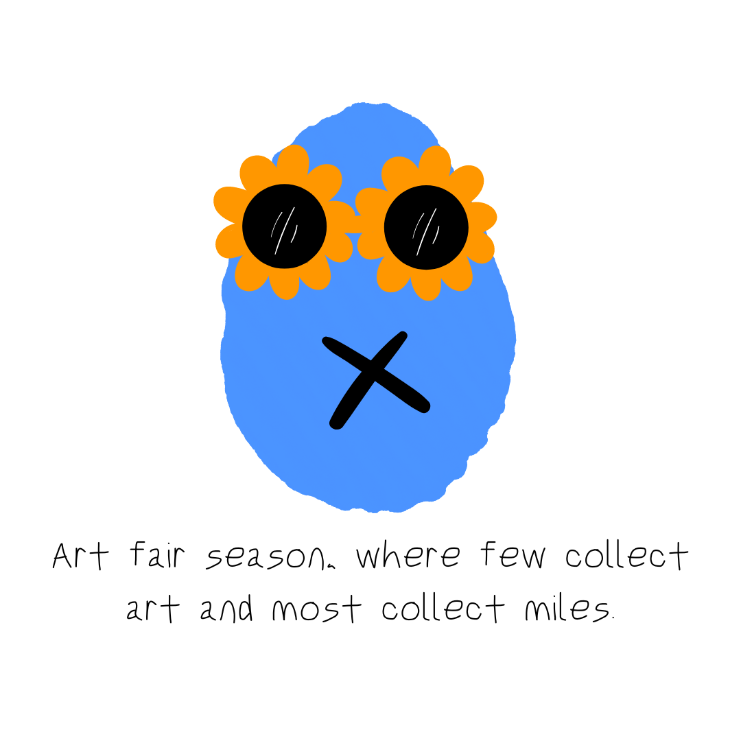 Meet Blue Chip: The Art World Insider | Miles Collector Mood | Art Fair Season Collection