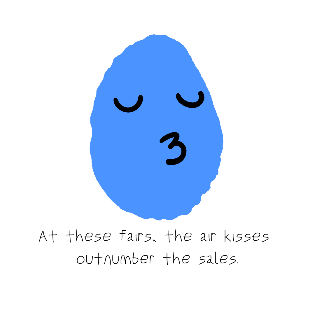Meet Blue Chip: The Art World Insider | Air Kisses Mood | Art Fair Season Collection