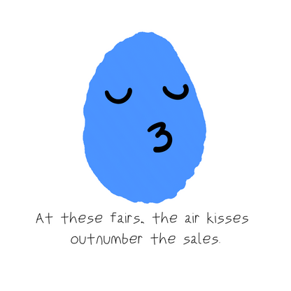 Meet Blue Chip: The Art World Insider | Air Kisses Mood | Art Fair Season Collection